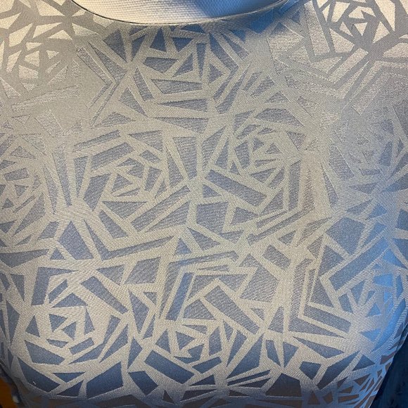 Gorgeous Vintage 100% Silk Gray Dress - Picture 7 of 11